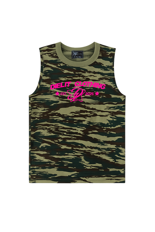 CAMO SLEEVELESS