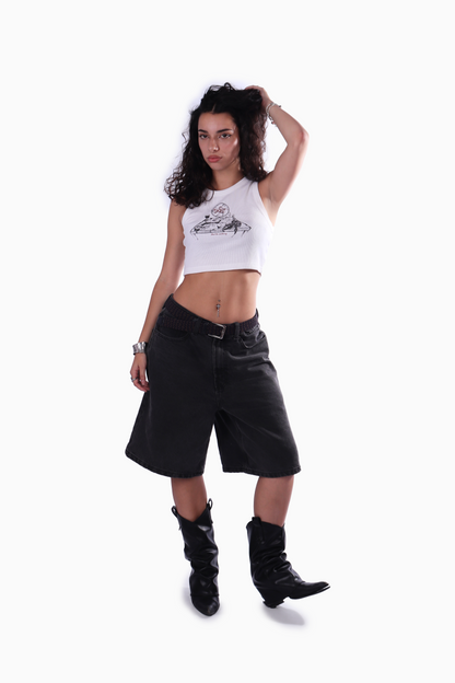 MIRROR CROP-TOP