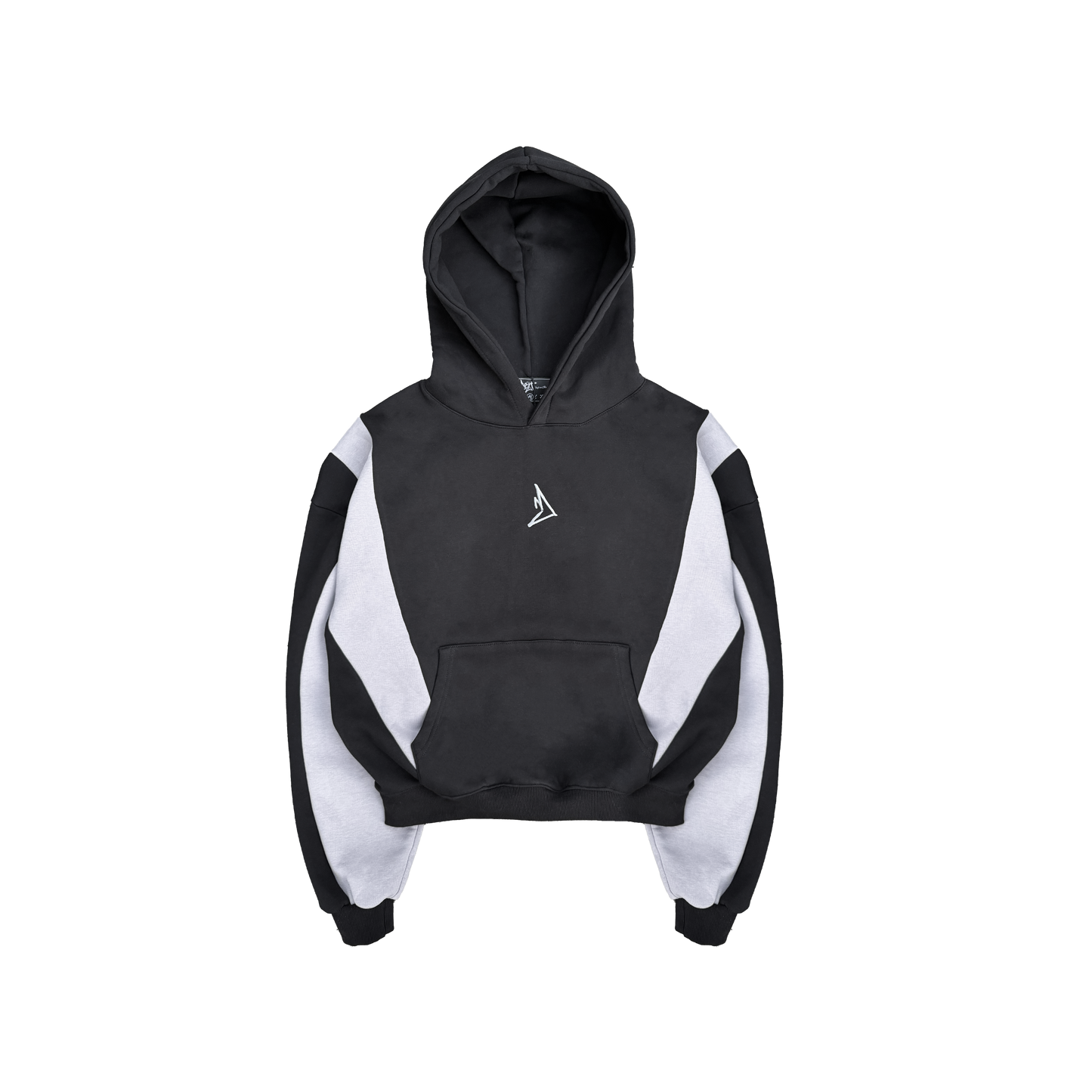 BLACK TRACKSET HOODIE