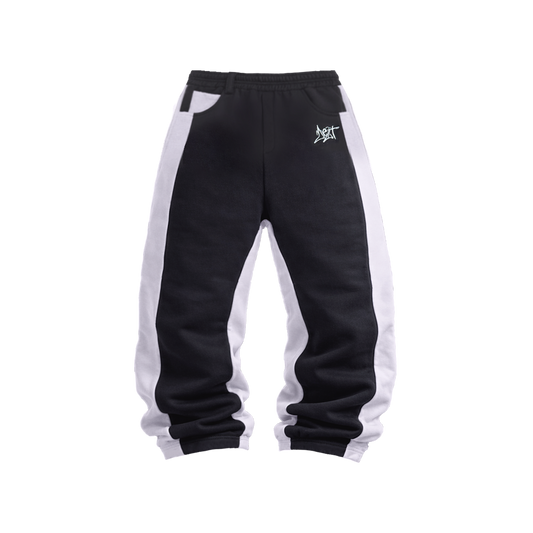 BLACK TRACKSET JOGGERS