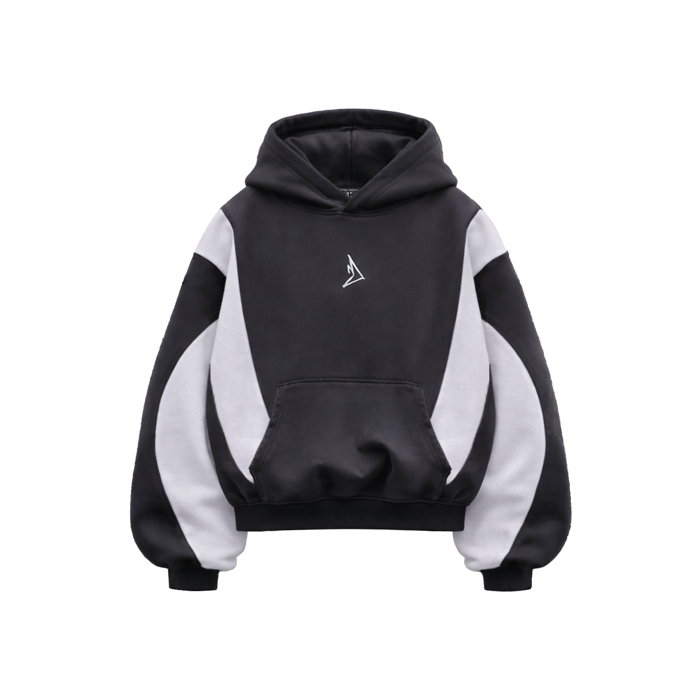 BLACK TRACKSET HOODIE