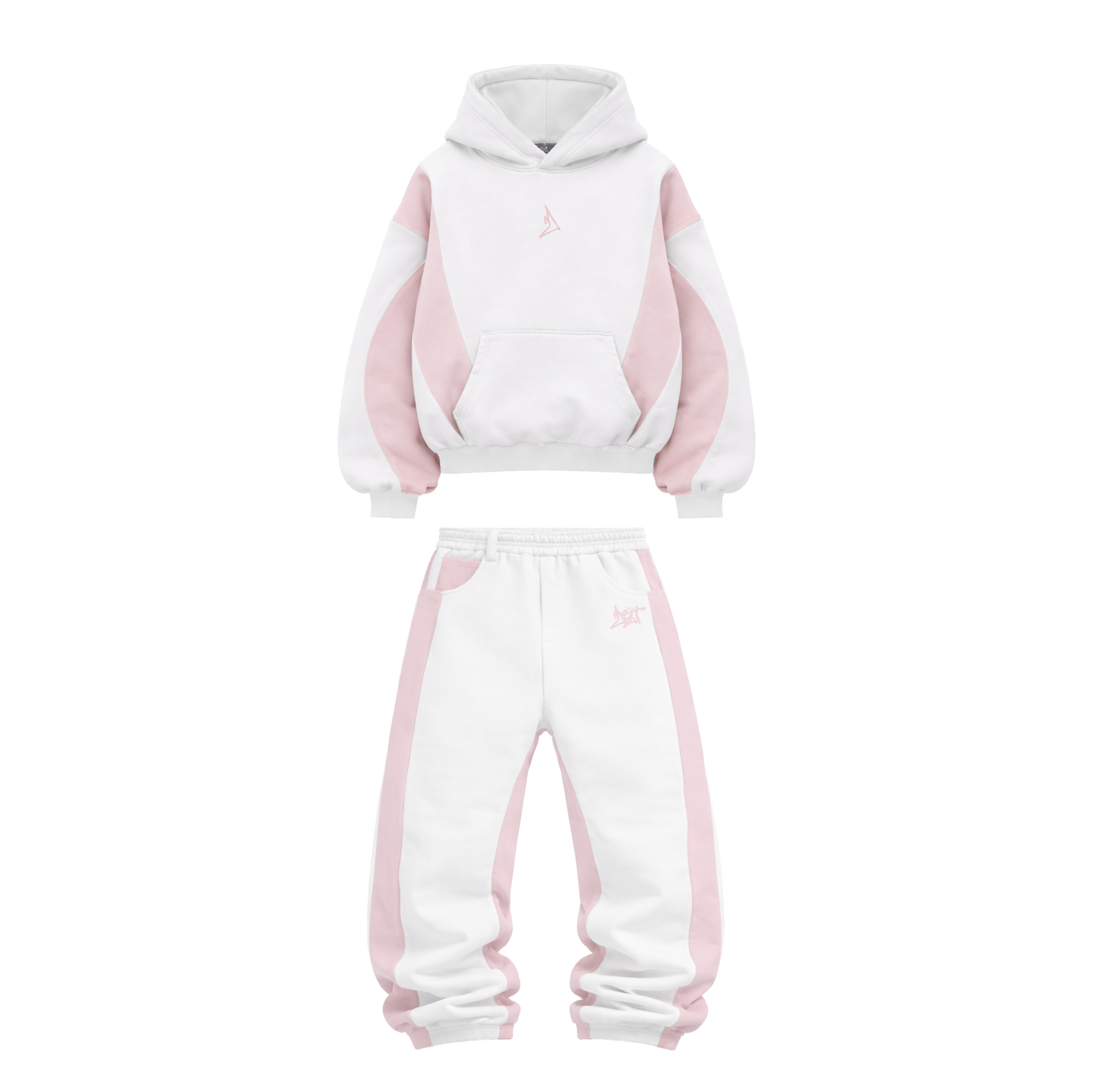 WHITE TRACKSET SET
